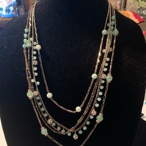 Tapas Blue Multi-strand Necklace